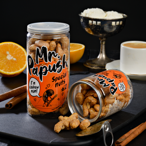 Mr. Papush Special Nuts #2 Cashews - orange, cinnamon 140g.