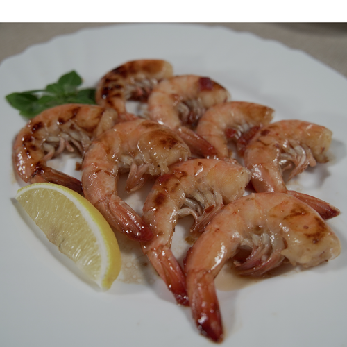 Shrimps in sauce according to your    favorite recipes