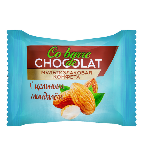Multigrain bar Co barre de CHOCOLAT with almonds