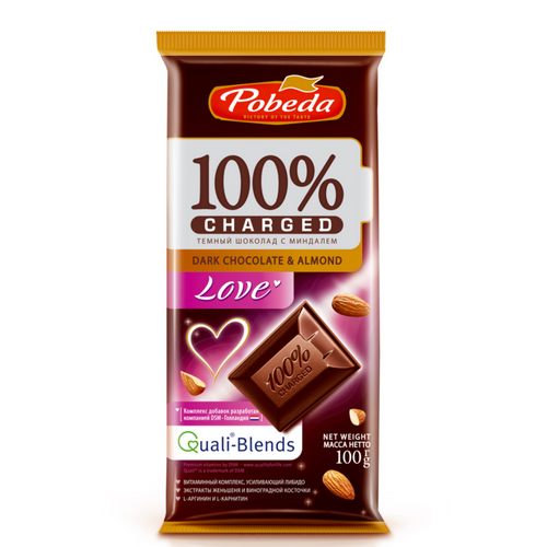 Chocolate bar charged Love