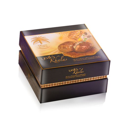 Khlas dates with honey and saffron stuffed almonds 1kg