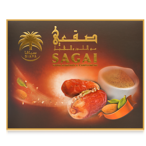 Sagai dates stuffed almonds and cardamom 300GM