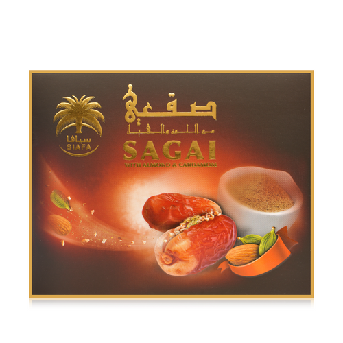 Sagai dates stuffed almonds and cardamom 300GM