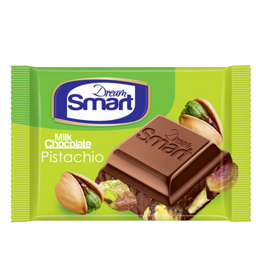 Dream Tablet milk chocolate with Pistachio