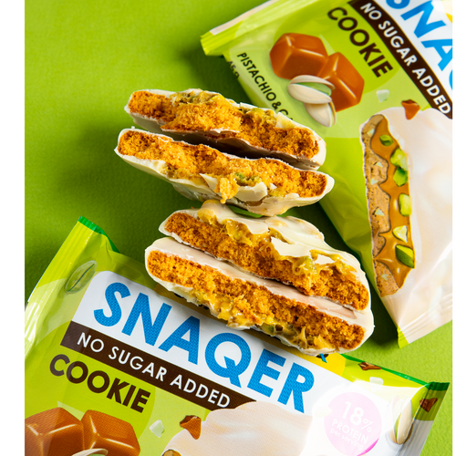 SNAQER Protein Cookies 45g Pack of 10