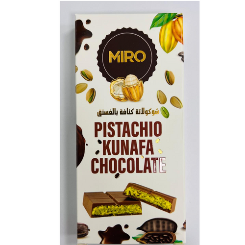 Miro Pistachio Kunafa Chocolate 130gm