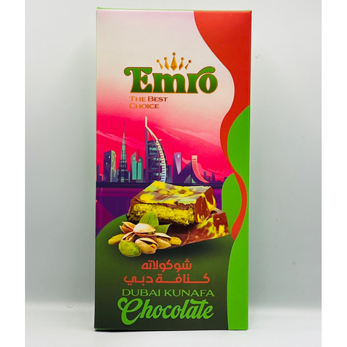 EMRO Pistachio Kunafa Dubai Chocolate 200gm