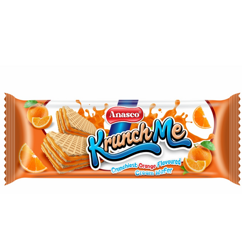 Anasco KRUNCH ME WAFER BISCUIT ORANGE