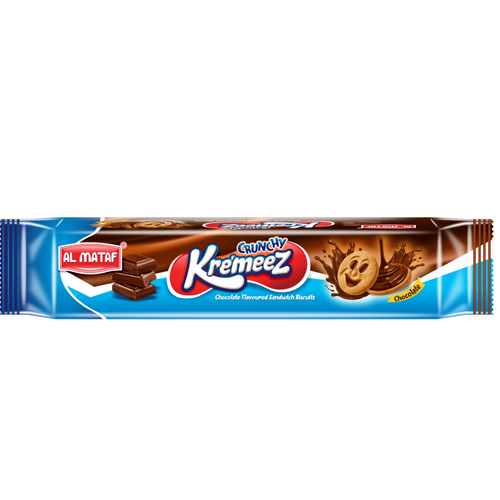Al Mataf Kre’meez Cream Biscuits – Chocolate Flavor