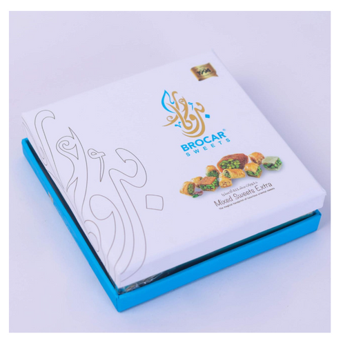 BROCAR Assorted Mixed Baklava 150g - Luxury Syrian Pistachio & Cashew Baklava (Assorted Flavors)