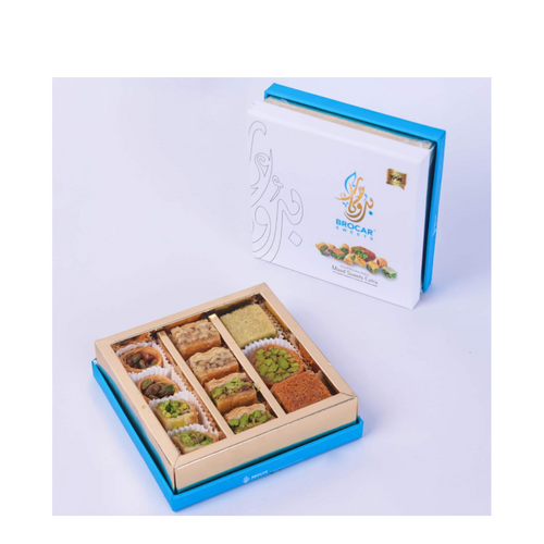 BROCAR Assorted Mixed Baklava 150g - Luxury Syrian Pistachio & Cashew Baklava (Assorted Flavors)