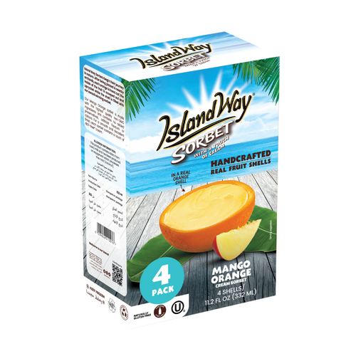 Mango Orange - Island Way Sorbet Ice Cream