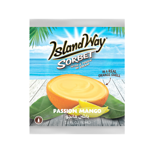 Passion Mango - Island Way Sorbet Ice Cream