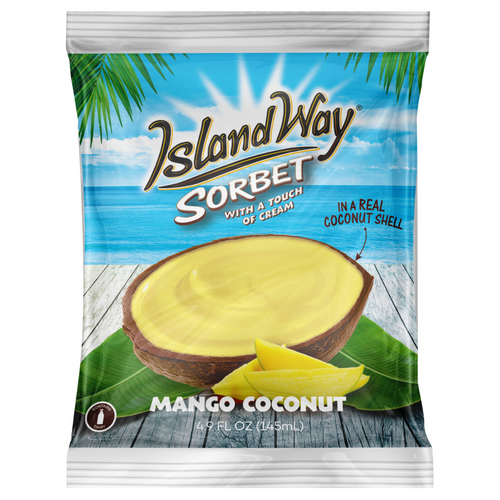 Mango Coconut - Island Way Sorbet Ice Cream