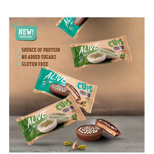 AL!VE Pistachio PROTEIN CUPS (2 x 16g)