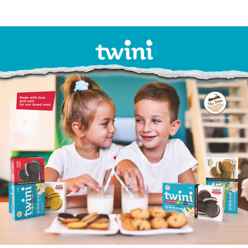 SUGAR FREE Twini Cocoa Cookies with Vanilla Filling