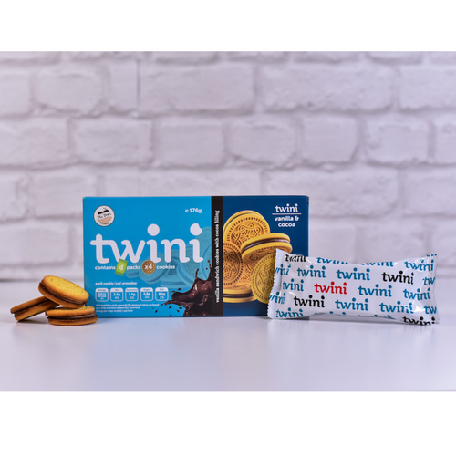 Twini Vanilla & Cocoa Sandwich Cookies