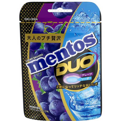 mentos DUO Grape & Soda 45g
