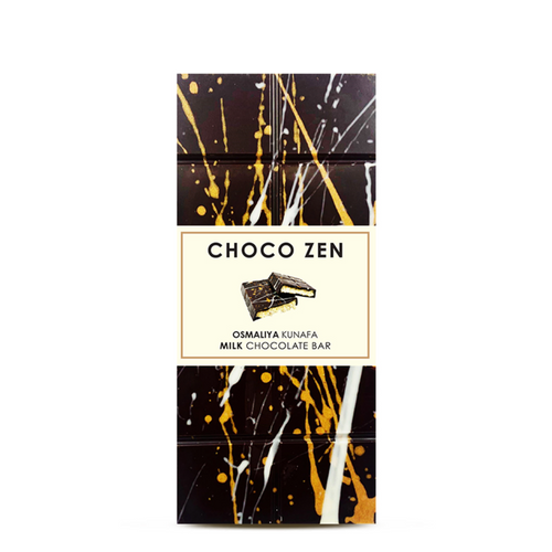 Choco Zen Dubai Chocolate Osmaliya Kunafa Milk Chocolate Bar 190g