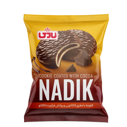 Premium cocoa-coated cookies