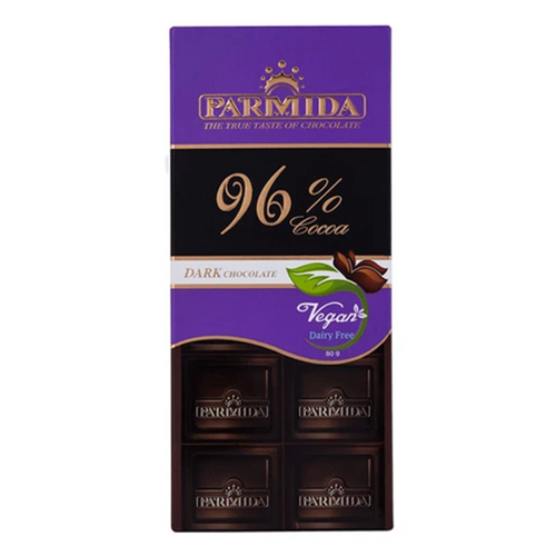Parmida 96% Cocoa Dark Chocolate Bar