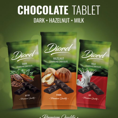 DIOREL TABLET CHOCOLATE 40 GR AND 80 GR