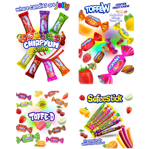 TOFFEW, TOFFE-D, SOFEESTICK, CHIRPYUM