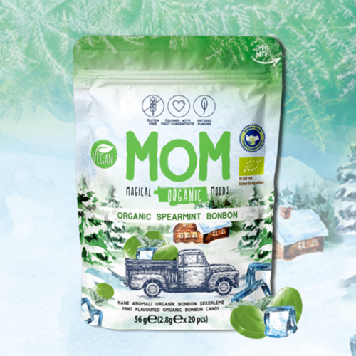 MAGICAL ORGANIC MOODS (MOM) ORGANIC SPEARMINT BONBONS