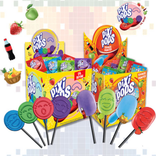 PIXIPOPS TONGUE PAINTER LOLLIPOP (6 g & 8 g)