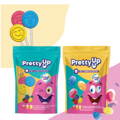 PRETTY UP SUGAR-FREE LOLLIPOP & PRETTY UP SUGAR-FREE BONBONS