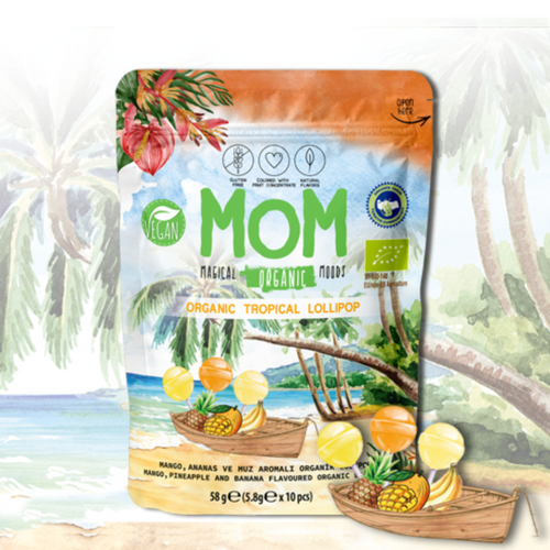 MAGICAL ORGANIC MOODS (MOM) ORGANIC TROPICAL LOLLIPOPS