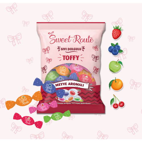 SWEET ROUTE CHEWY BAR & SWEET ROUTE TOFFEE CANDY