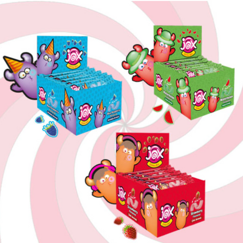 JOX CHEWY BAR BLUE RASPBERRY, STRAWBERRY AND WATERMELON