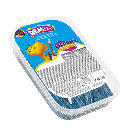 Licorice  Sour Filled- Rasberry (Long Size)