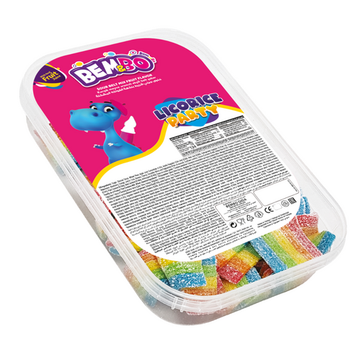 Licorice Sour Belt - Mix (Short Size)