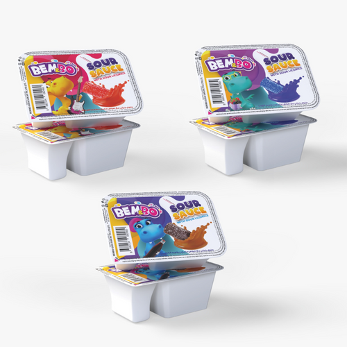 Sour Sauce with Licorice (Cola, Red Fruit and Strawberry) Flavored