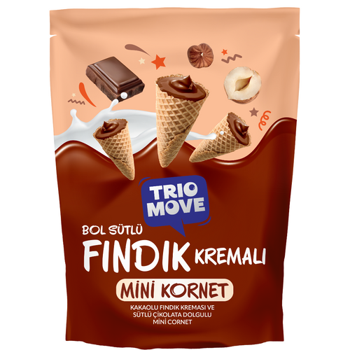 Chocolate Filled Mini Cones