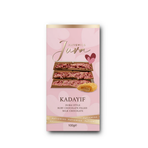 Juva Ruby Chocolate & Kadaif Dubai Chocolate, 100g