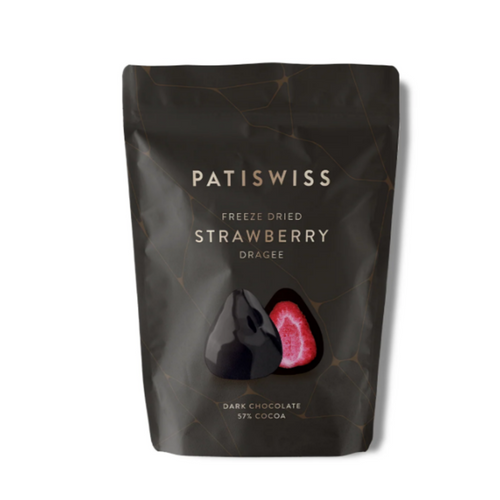 Dark Chocolate Coated Strawberry Dragee, 80g