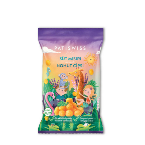 Kids’ Special Chickpea Chips with Sweet Corn Flavor, 50g