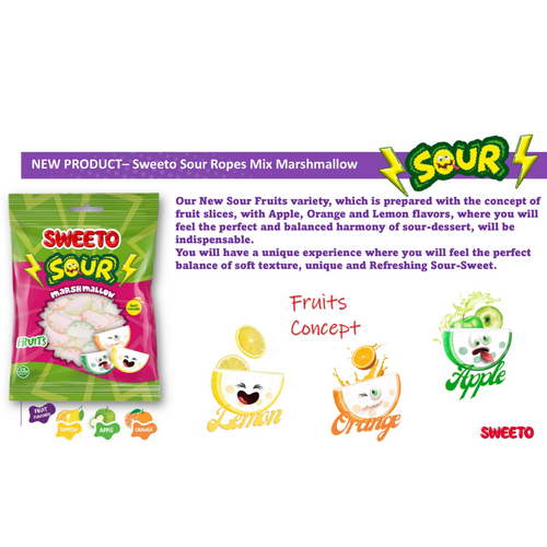 Sour Marshmallow Fruits