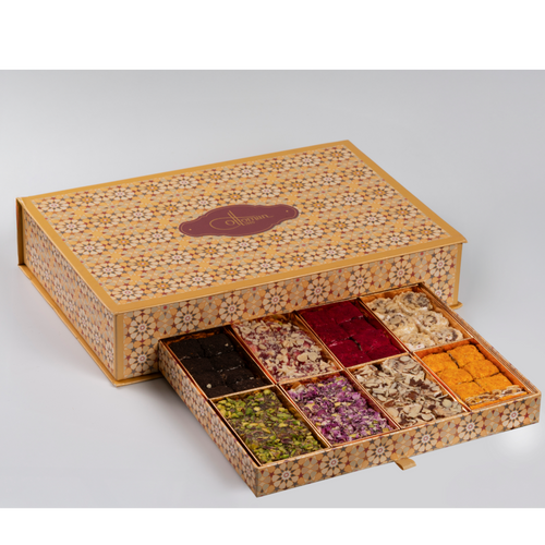 Mixed Gourmet Turkish Delight - 18 compartments