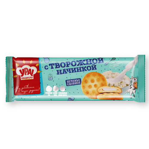 Cookies with cottage cheese filling