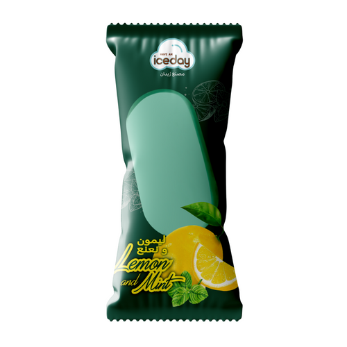 Lemon and Mint Ice Cream