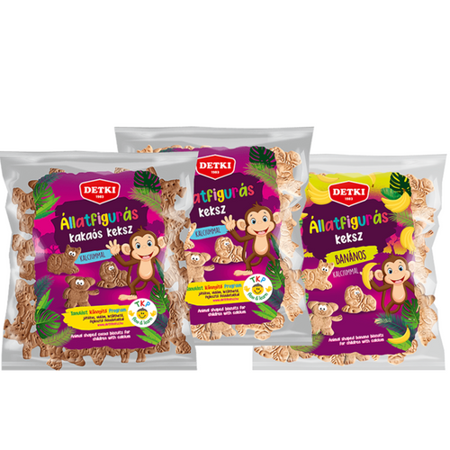 Animal shaped biscuits for children