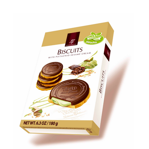 TG Biscuits with Pistachio - Sesame Cream 180g