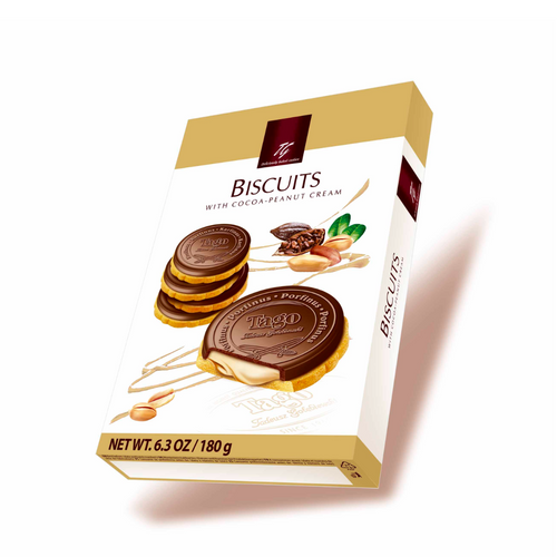 TG Biscuits with Cocoa - Peanut Cream 180g