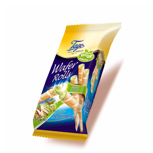 Wafer Rolls Pistachio Flavour Cream 150g