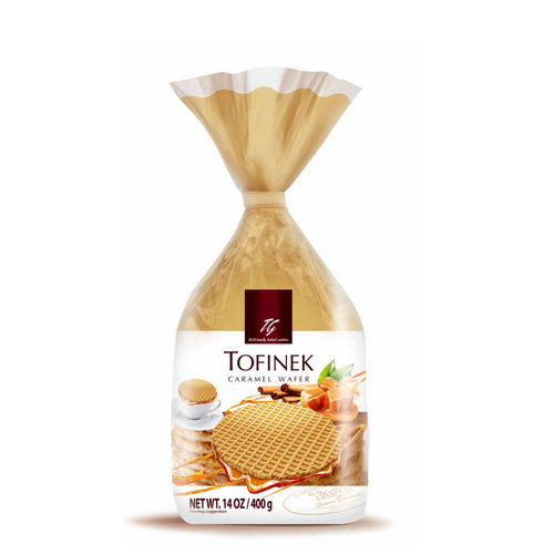 TG Tofinek Caramel Wafer 400g