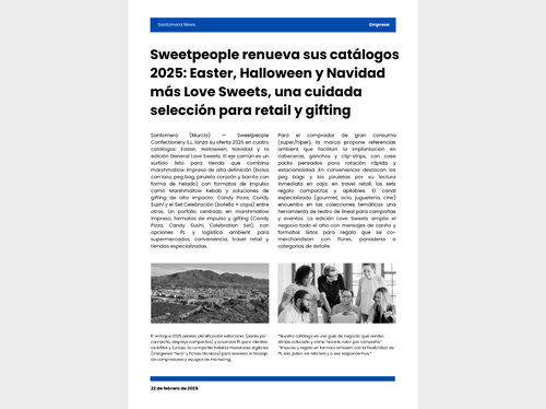 Sweetpeople launches 2025 catalogues: Easter, Halloween, Christmas and Love Sweets – premium seasonal confectionery for gifting and retail